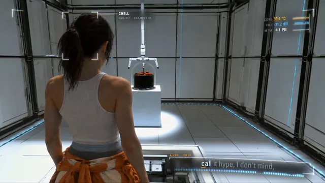 THE CAKE IS NOT A LIE at 0:58