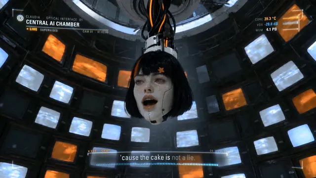 THE CAKE IS NOT A LIE at 1:02