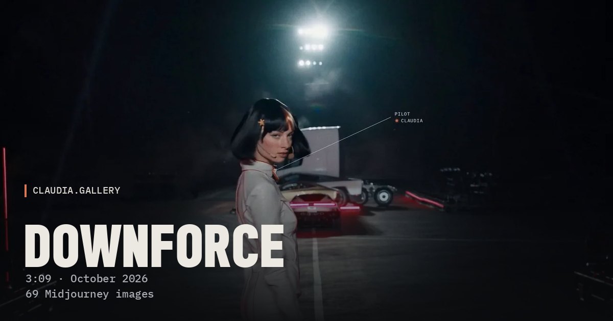 ⏪ DOWNFORCE: a 3-minute hype edit with a full public production record